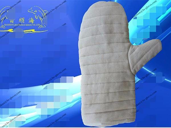 Thermal insulation canvas gloves