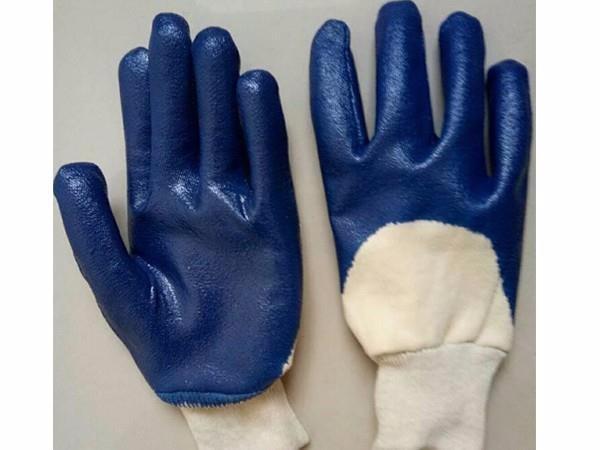 Fleece Gloves Semi-Dipped Nitrile
